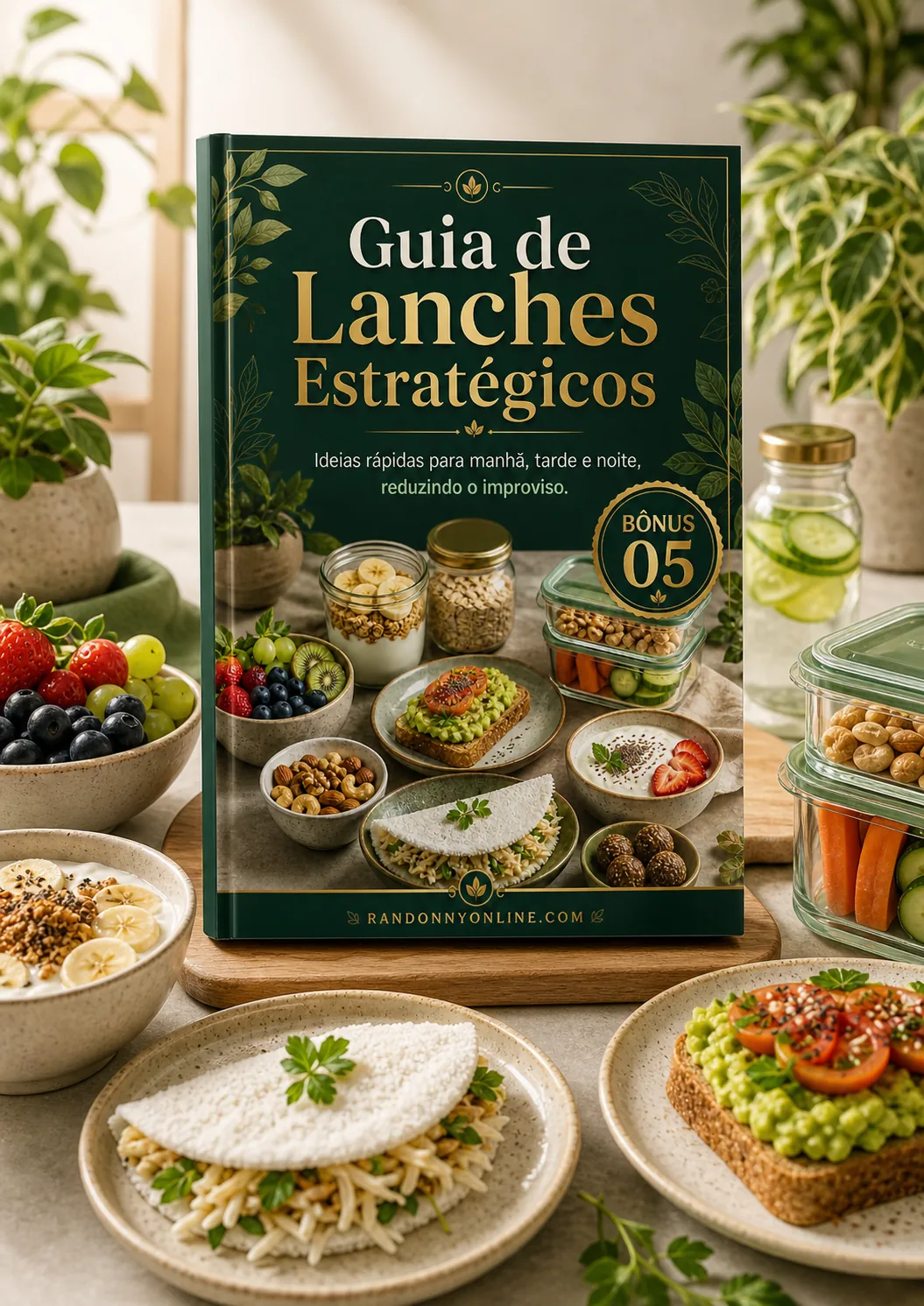 Bônus 5: Guia de Lanches Estratégicos
