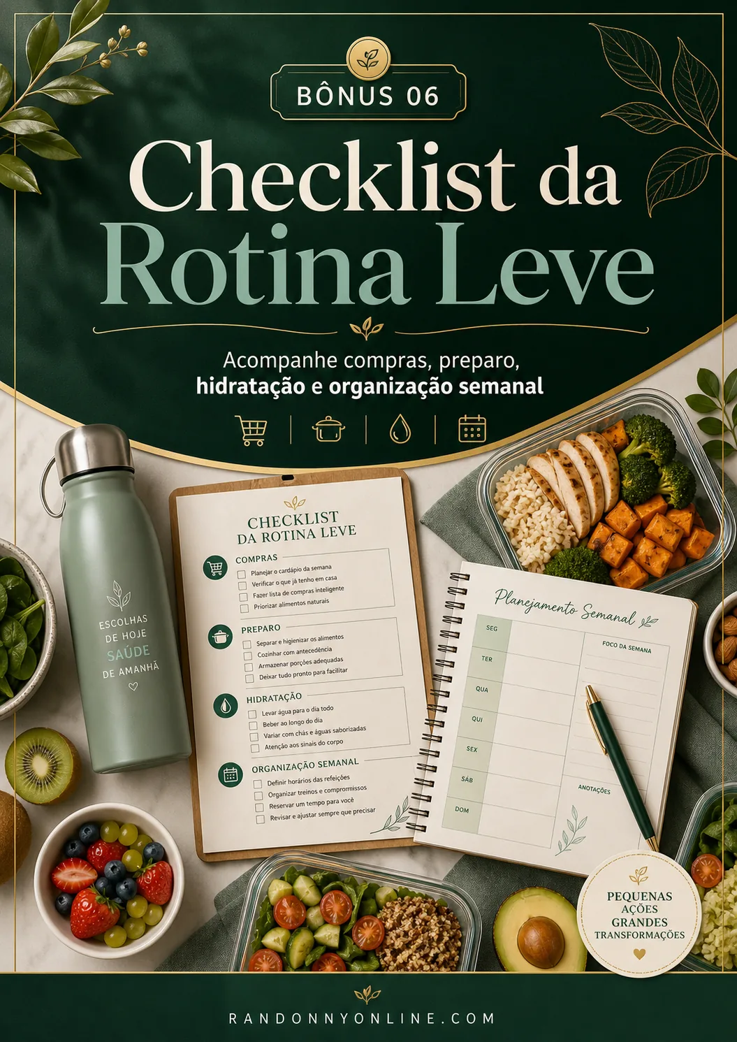 Bônus 6: Checklist da Rotina Leve